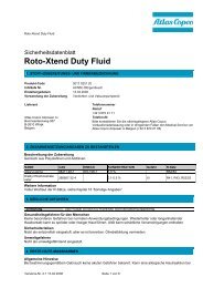 Roto-Xtend Duty Fluid - Atlas Copco Deutschland