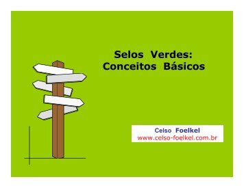 Selos Verdes: Conceitos Básicos - Celso Foelkel