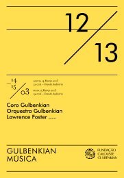 programas - Gulbenkian Música - Fundação Calouste Gulbenkian