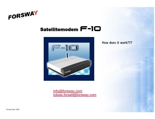 Manual F10 DVB-Router - atrexx