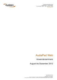 AudaPad Web - Audatex