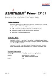 Renitherm Primer EP 61 - Audax Keck GmbH