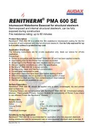 renitherm® PMA 600 SE - Audax Keck GmbH