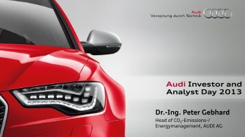 Dr.-Ing. Peter Gebhard - Audi