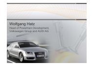 Wolfgang Hatz - Audi - Volkswagen AG