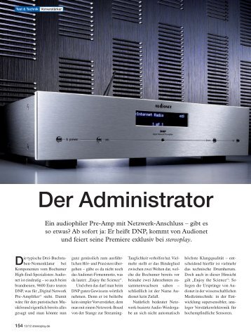 Der Administrator - Audionet