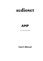 manual AMP en - Audionet