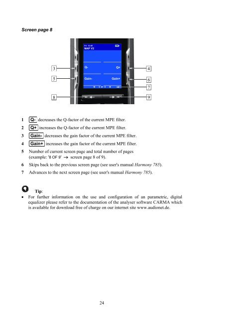 manual MAPV2 eng - Audionet