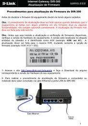 Procedimentos para atualização de Firmware do DIR-300 - D-Link