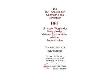 Broschüre HRT (Größe: 110 KB) - Augenarzt-benning.de