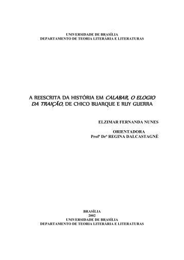 a reescrita da história em calabar, o elogio - Repositório ...