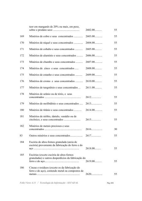 * RICMS - ATUALIZADO ATÉ O DEC. 3.002/05, DOE DE ... - Sefaz - AL