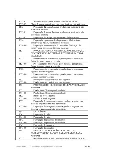 * RICMS - ATUALIZADO ATÉ O DEC. 3.002/05, DOE DE ... - Sefaz - AL