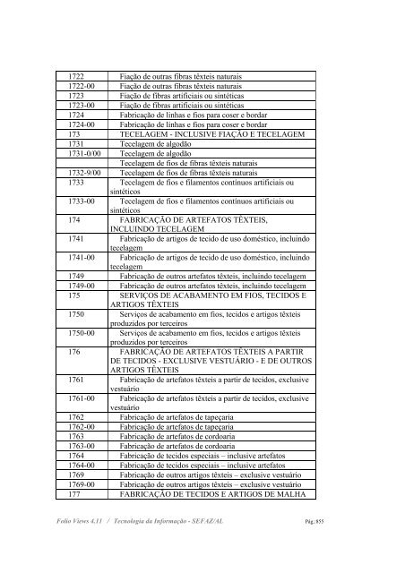 * RICMS - ATUALIZADO ATÉ O DEC. 3.002/05, DOE DE ... - Sefaz - AL