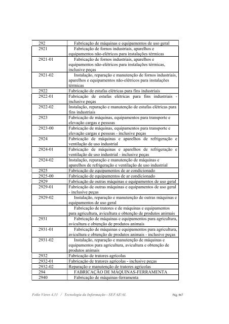 * RICMS - ATUALIZADO ATÉ O DEC. 3.002/05, DOE DE ... - Sefaz - AL