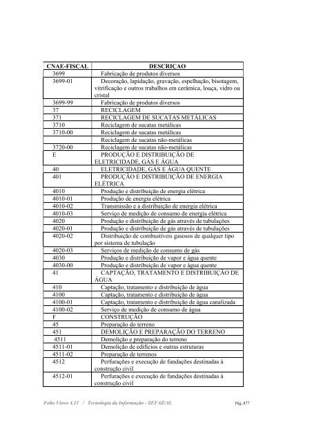 * RICMS - ATUALIZADO ATÉ O DEC. 3.002/05, DOE DE ... - Sefaz - AL