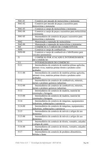 * RICMS - ATUALIZADO ATÉ O DEC. 3.002/05, DOE DE ... - Sefaz - AL