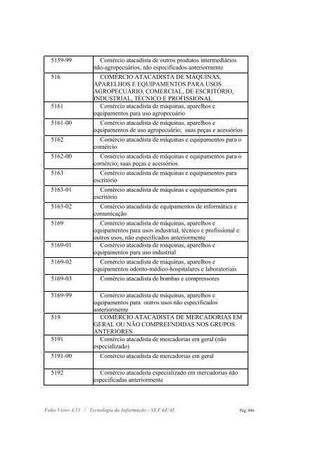 * RICMS - ATUALIZADO ATÉ O DEC. 3.002/05, DOE DE ... - Sefaz - AL