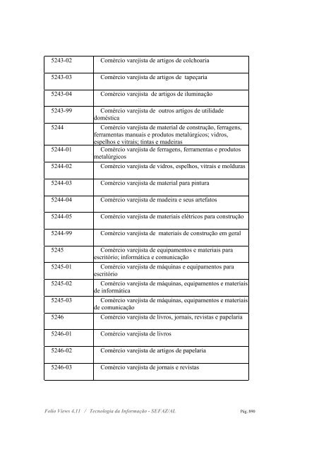 * RICMS - ATUALIZADO ATÉ O DEC. 3.002/05, DOE DE ... - Sefaz - AL