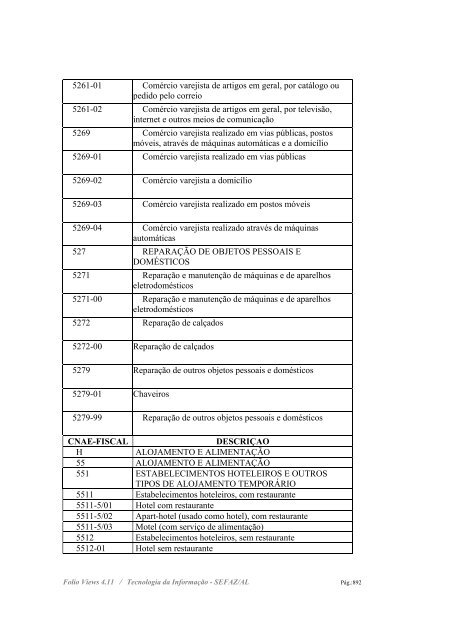 * RICMS - ATUALIZADO ATÉ O DEC. 3.002/05, DOE DE ... - Sefaz - AL