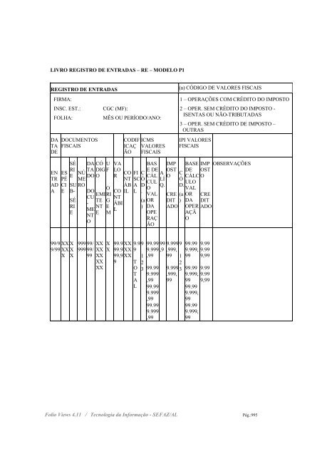 * RICMS - ATUALIZADO ATÉ O DEC. 3.002/05, DOE DE ... - Sefaz - AL