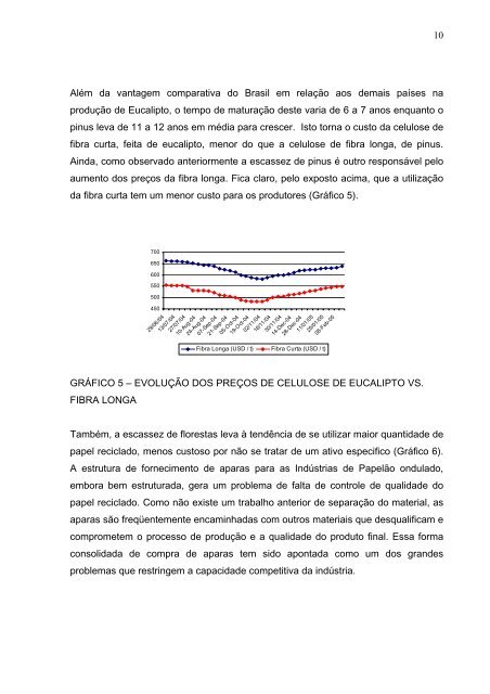 Atualmente, a indústria de Celulose e Papel no Brasil encontra-se ...