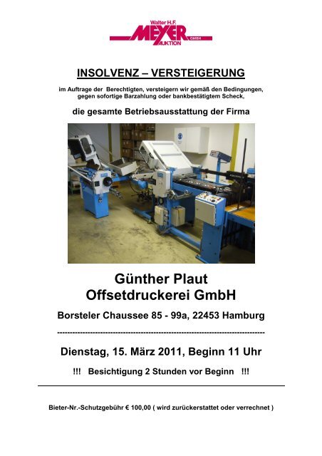 Katalog Pdf Datei Auktionshaus Walter H F Meyer Gmbh