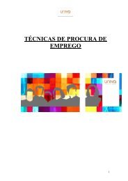 (Manual de técnicas de procura de emprego)