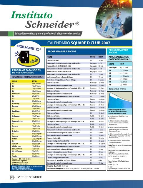 Uso eficiente - Schneider Electric
