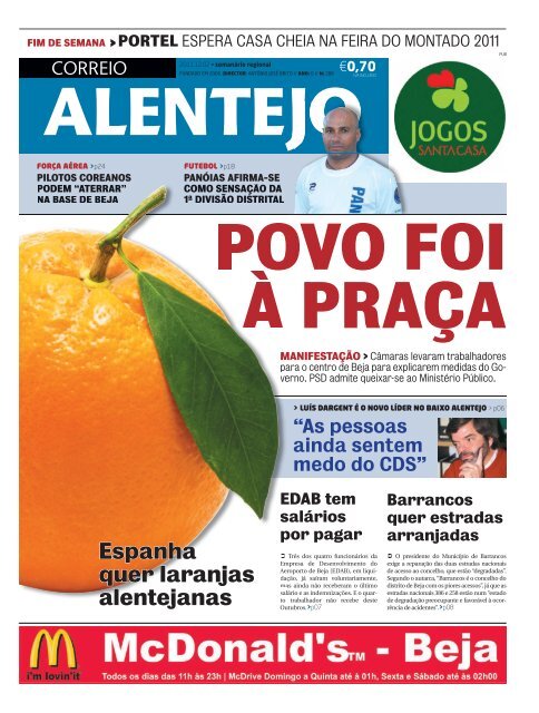 Espanha quer laranjas alentejanas - Correio Alentejo