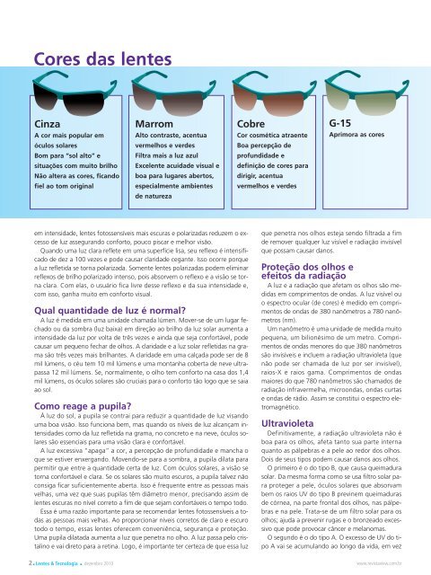 Lentes & Tecnologia - Revista View