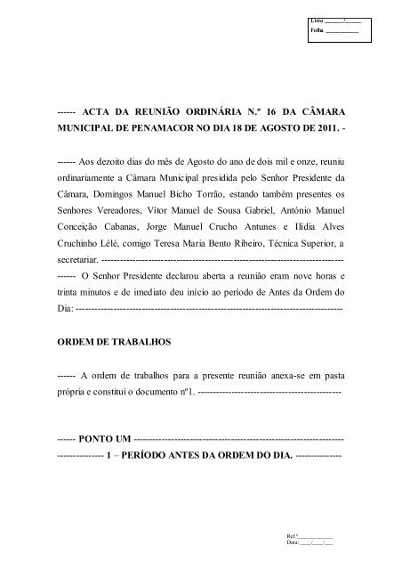 Ver/Download - Câmara Municipal de Penamacor