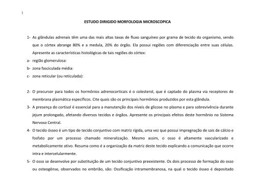 ESTUDO DIRIGIDO-glandula adrenal E ÓSSEO-gabarito.pdf - UniFOA