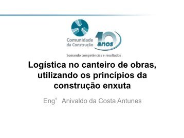 Construção Enxuta - Comunidade da Construção