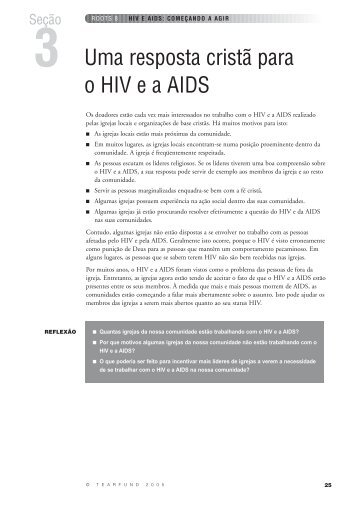 Uma resposta cristã para o HIV e a AIDS