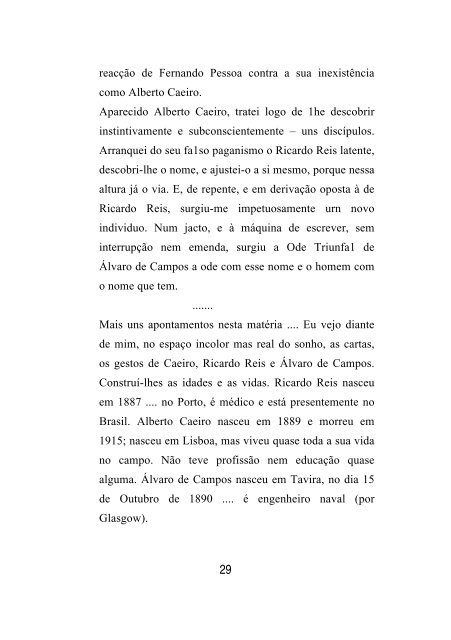 Fernando Pessoa - Antologia - Rotary Club Coimbra