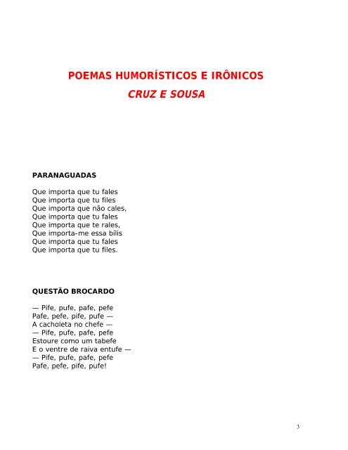 Poemas Humoristicos e Ironicos.pdf - Brasileiro.ru