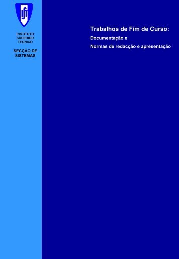 Trabalhos de Fim de Curso: - Departamento de Engenharia ...