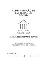 Administração de Empresas em Revista - Unicuritiba