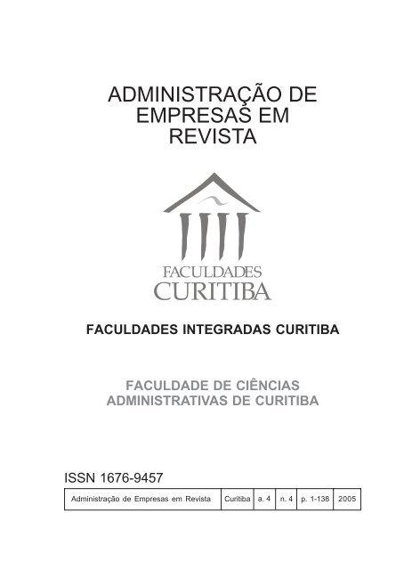 Administração de Empresas em Revista - Unicuritiba