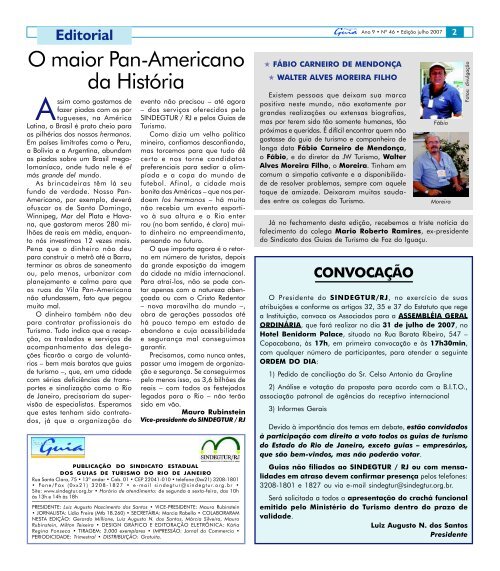 JORNAL PAPEL DO GUIA 46 julho2007 - Guias de Turismo