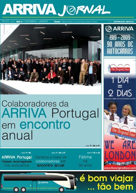 Colaboradores da - Arriva Portugal