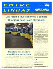 CTA retoma investimentos e compra 10 ônibus novos com elevadores