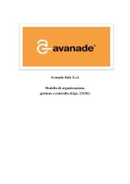 Modello 231 Avanade Italy S.r.l.