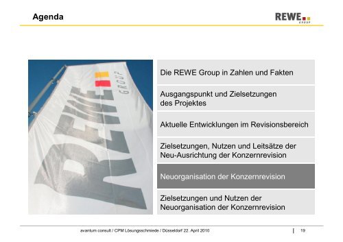 Neuorganisation der Konzernrevision - Avantum.de