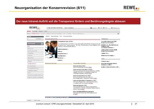 Neuorganisation der Konzernrevision - Avantum.de