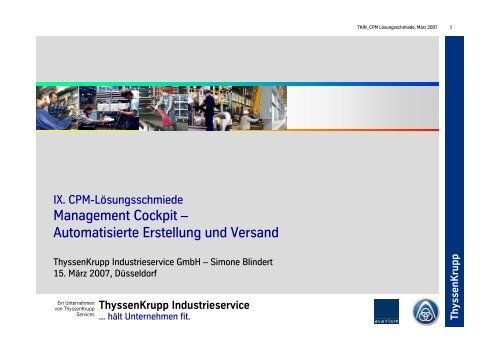 Management Cockpit – Automatisierte Erstellung und ... - Avantum.de