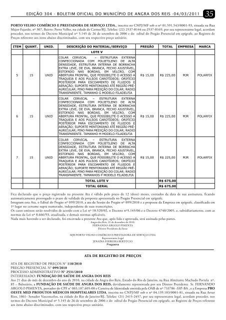 1186 KB - Prefeitura Municipal de Angra dos Reis