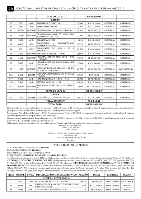 1186 KB - Prefeitura Municipal de Angra dos Reis