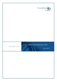 Advisory Talk als pdf zum Download - avesco Financial Services AG